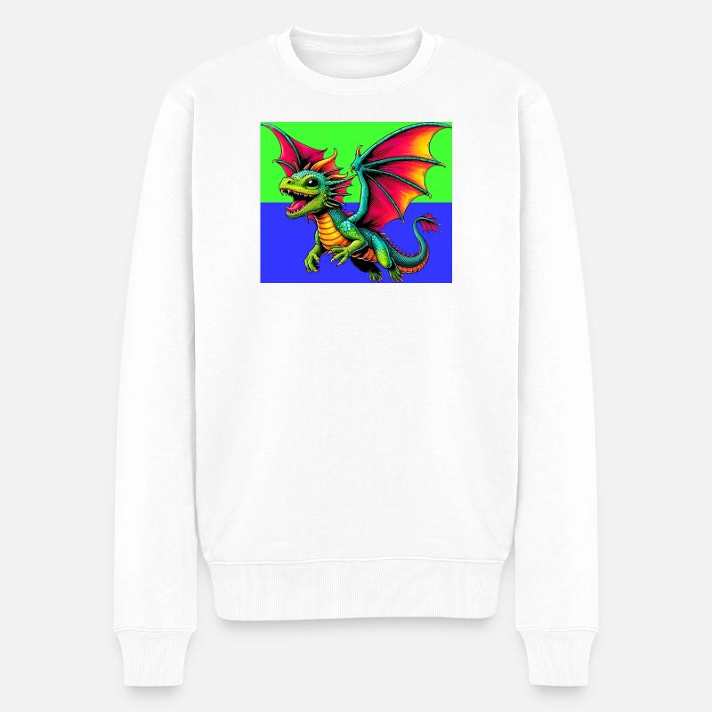 dragon - Pull Premium bio Homme - blanc