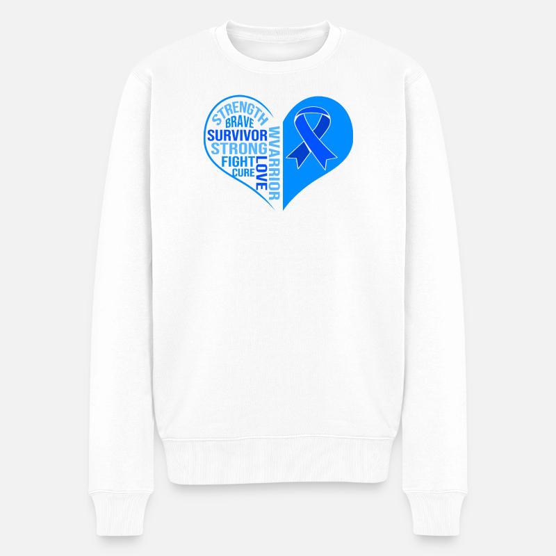 Maladie nerveuse SLA - Pull Premium bio Homme - blanc