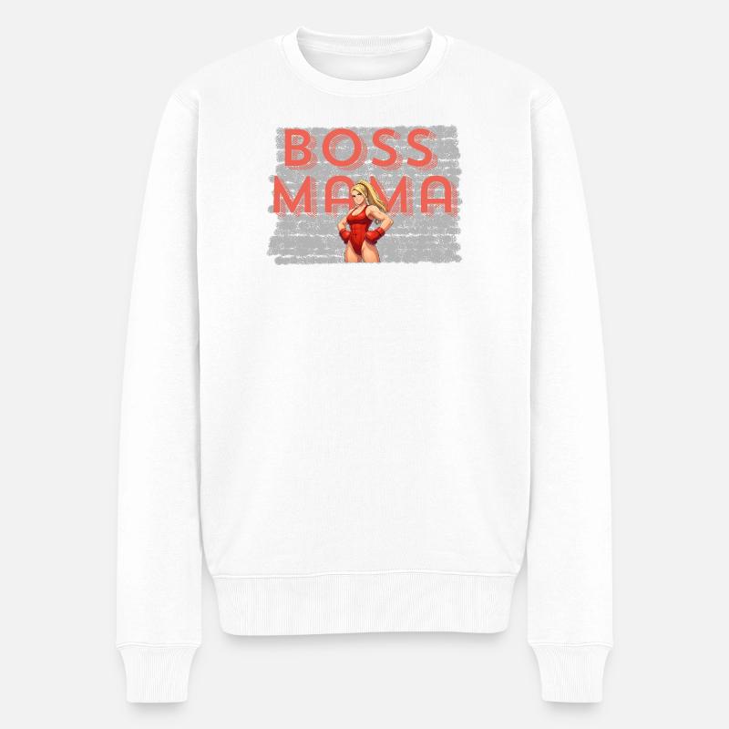 Figurine de puissance de la mère - Pull Premium bio Homme - blanc