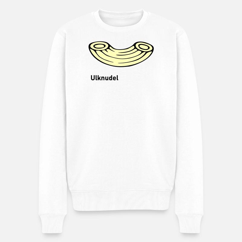 Ulknudel - Männer Premium Bio Pullover - Weiß