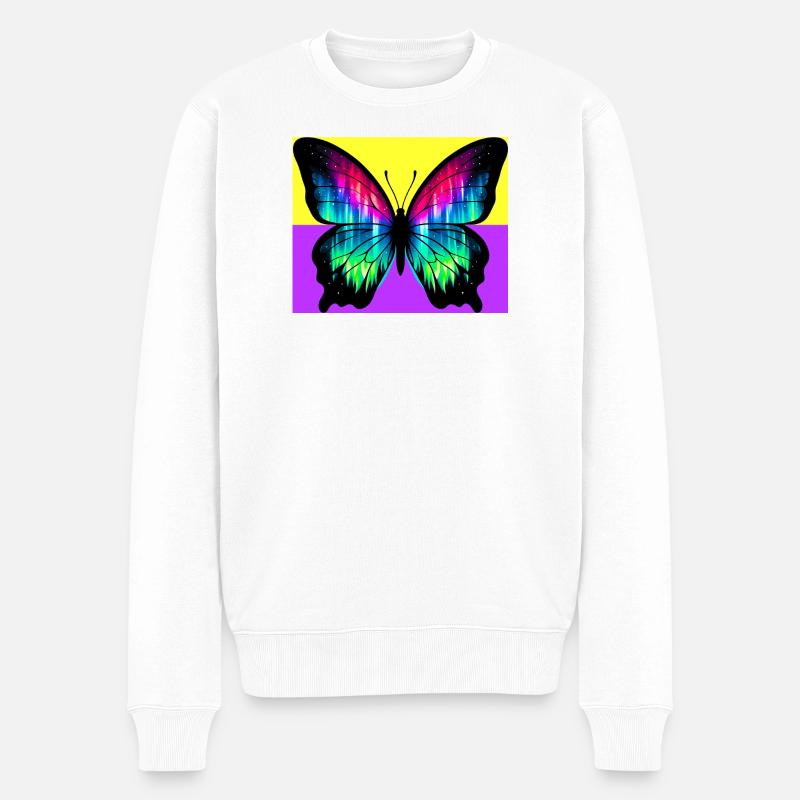 papillon - Pull Premium bio Homme - blanc