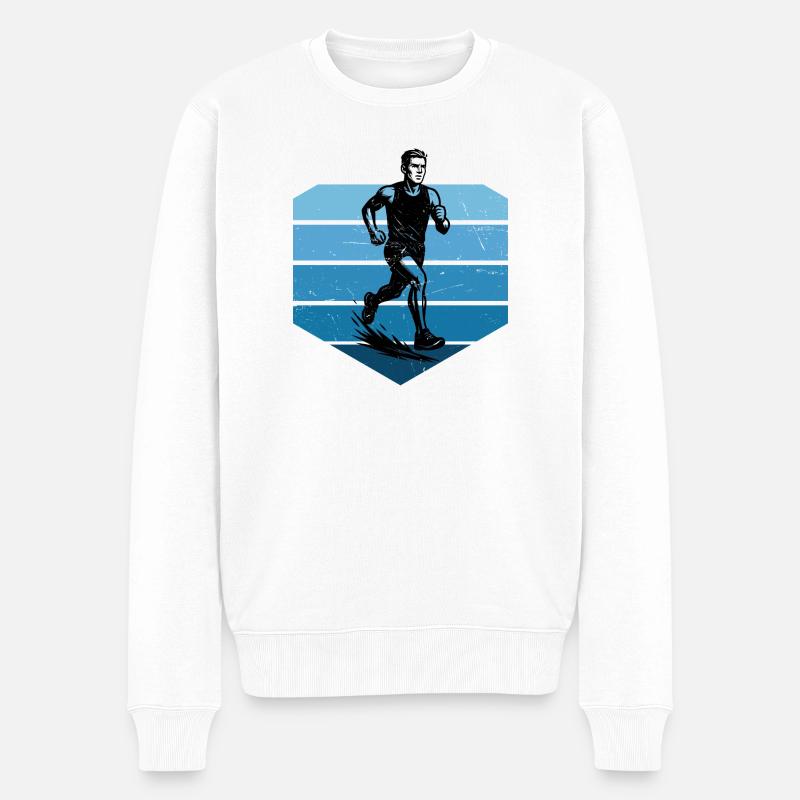 Ambiances de course pour les courses - Pull Premium bio Homme - blanc
