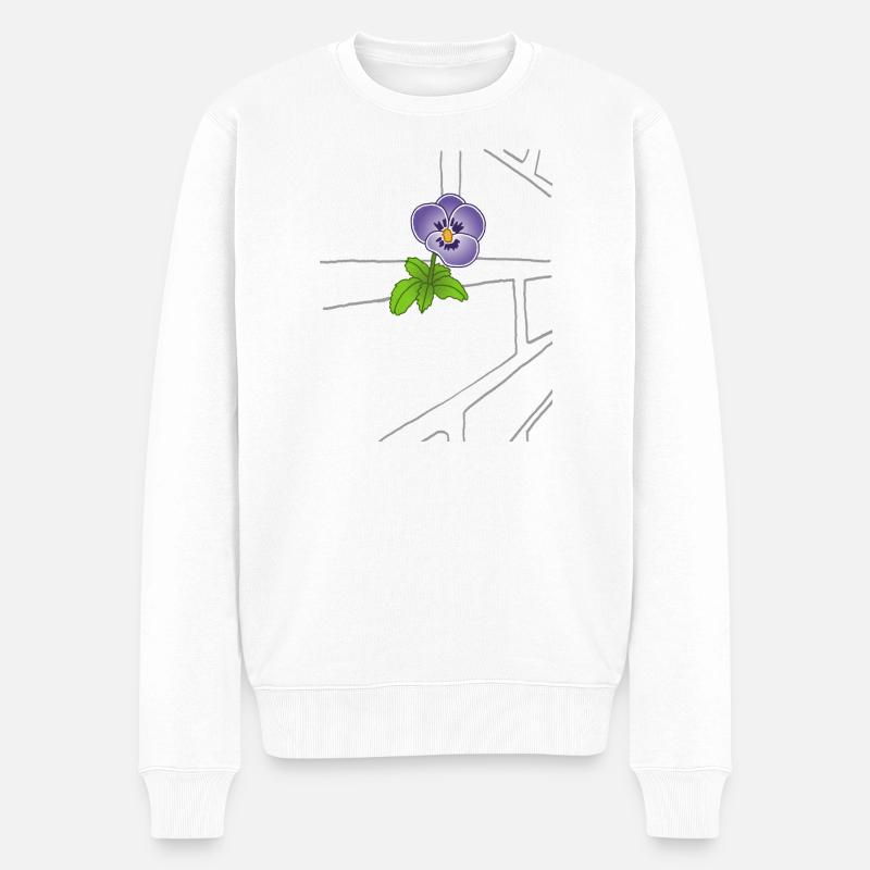 Le triomphe de la nature - Pull Premium bio Homme - blanc