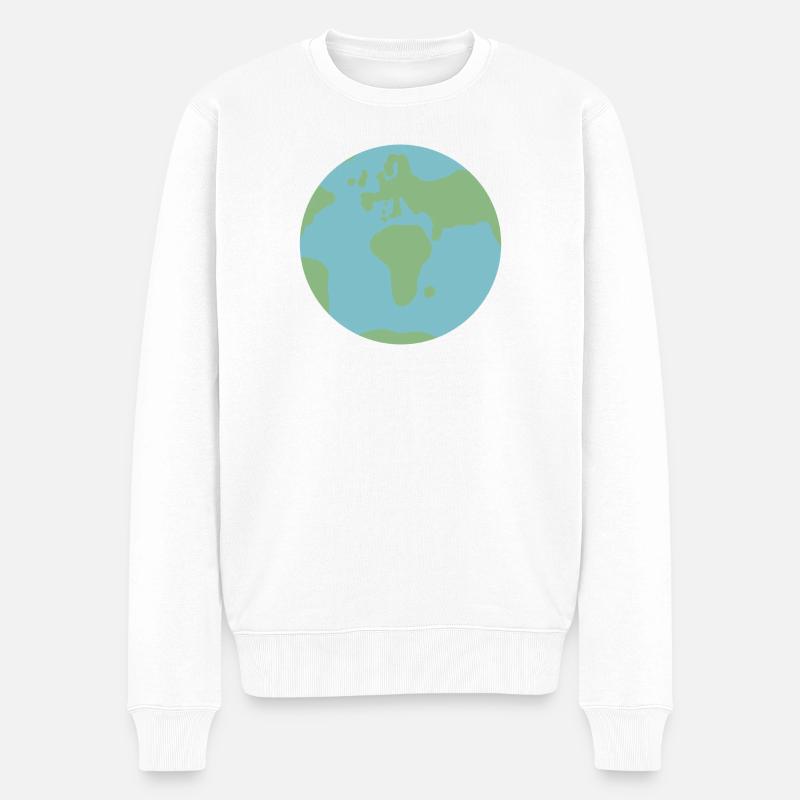 Pastel Globe - Pull Premium bio Homme - blanc