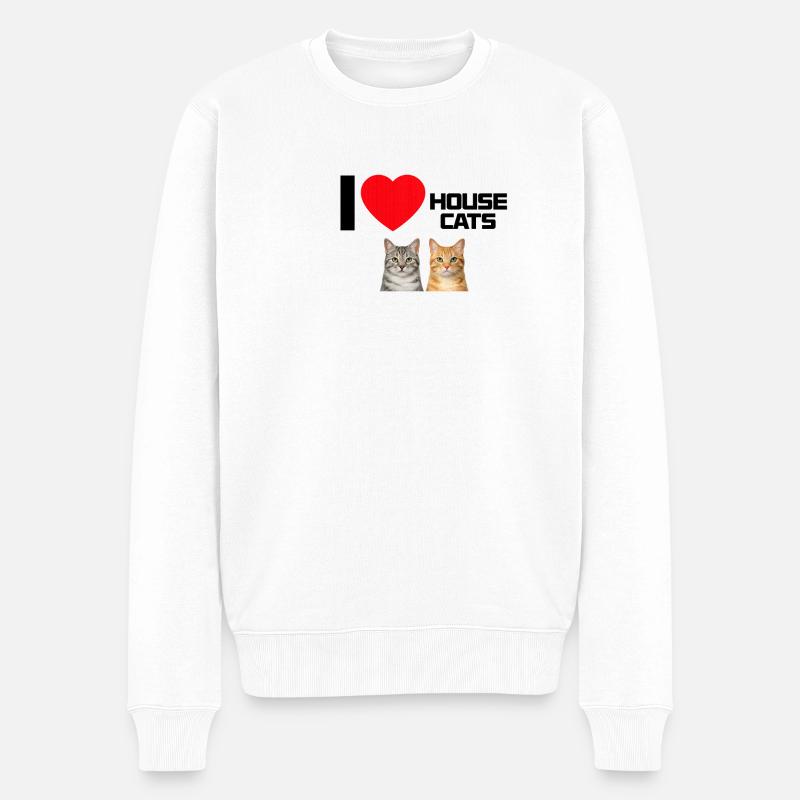 Originaldesign DJ Raymond - Männer Premium Bio Pullover - Weiß