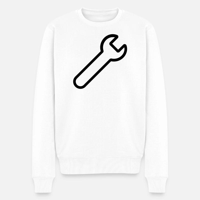 bricolage - Pull Premium bio Homme - blanc