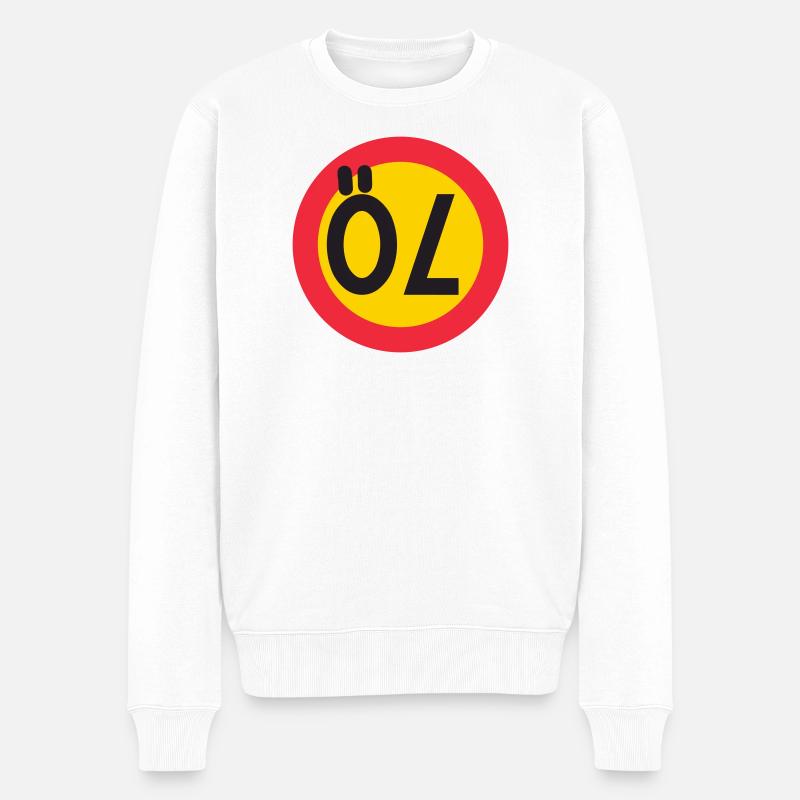 70 Biere - Männer Premium Bio Pullover - Weiß