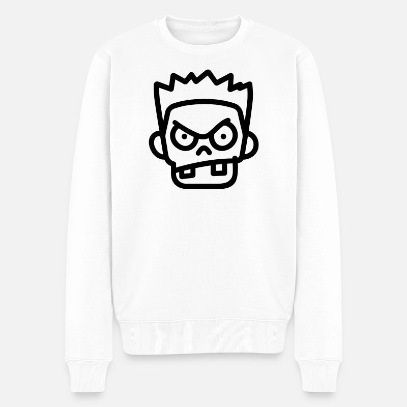 zombie - Pull Premium bio Homme - blanc