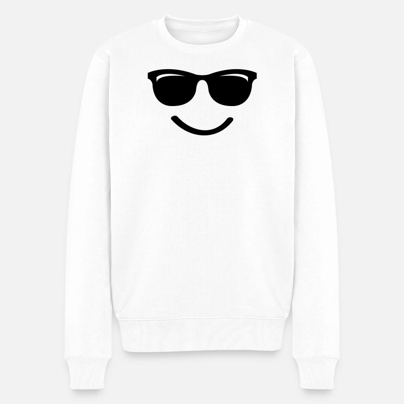 Sourire - Pull Premium bio Homme - blanc
