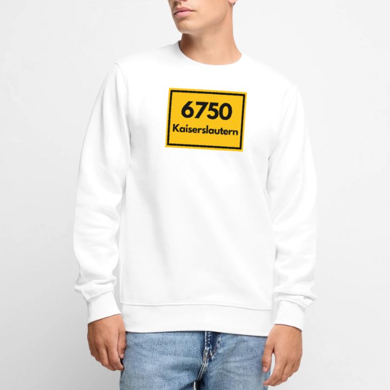 OLD POSTCODE POSTCODE 6750 KAISERSLAUTERN LAUTRE Men's Premium Organic Jumper
