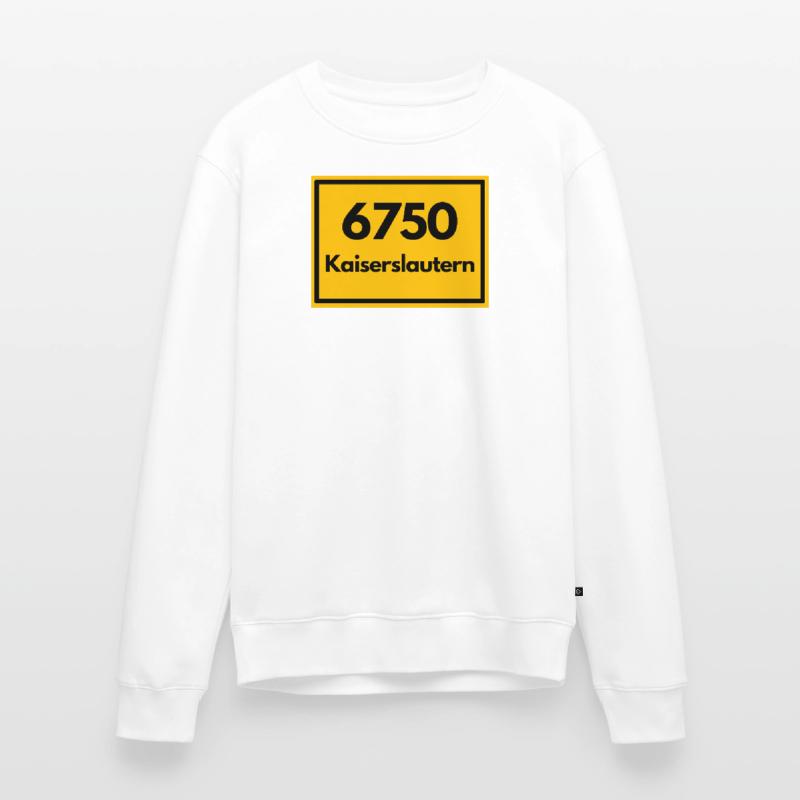 OLD POSTCODE POSTCODE 6750 KAISERSLAUTERN LAUTRE Men's Premium Organic Jumper