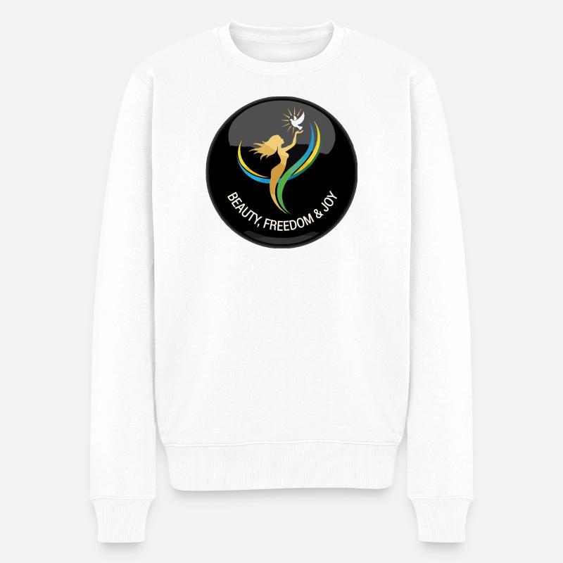 Liberté, Beauté et Plaisir - Pull Premium bio Homme - blanc