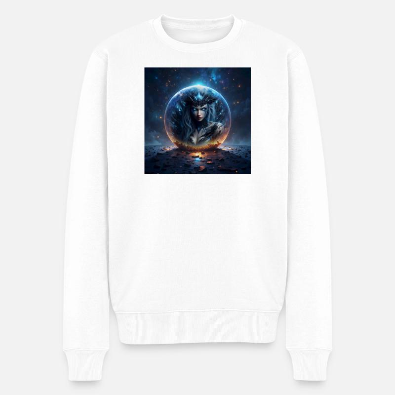 Reine de glace dans Stardome - Pull Premium bio Homme - blanc