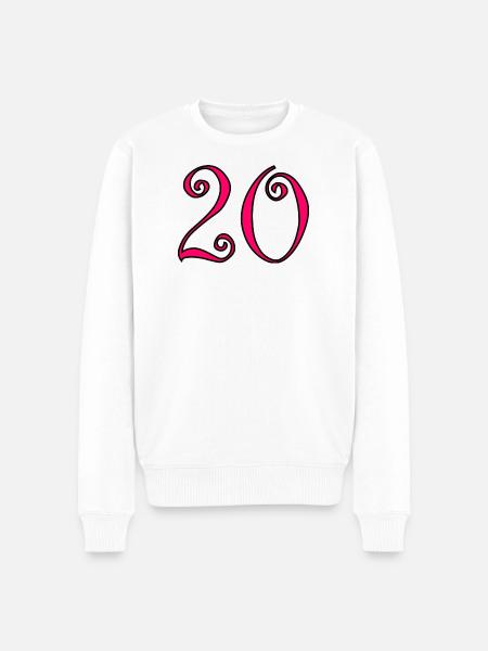 Farbe2-460_text234-2-50-5-4-8-6-8-7-3-0-6-3-3 - Männer Premium Bio Pullover - Weiß