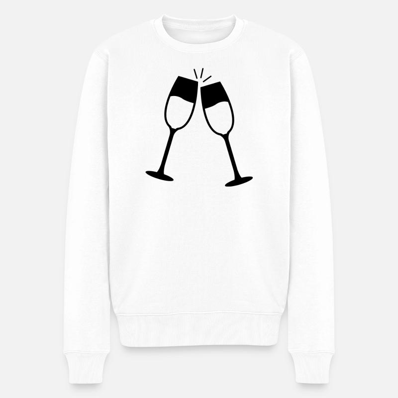 Toasts - Pull Premium bio Homme - blanc