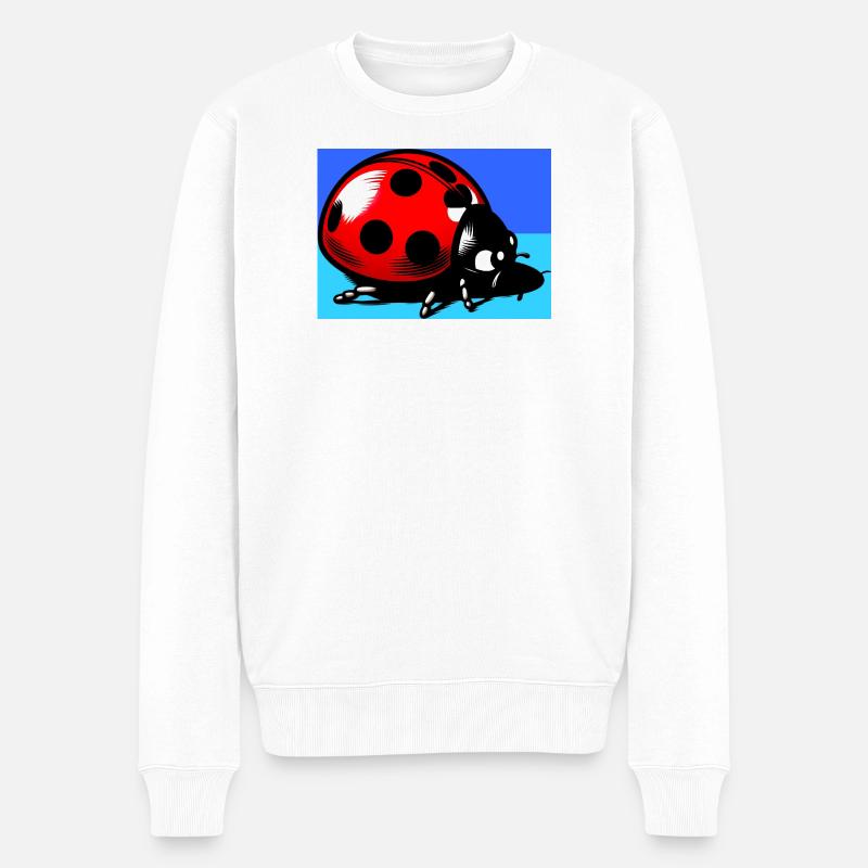 coccinelle - Pull Premium bio Homme - blanc