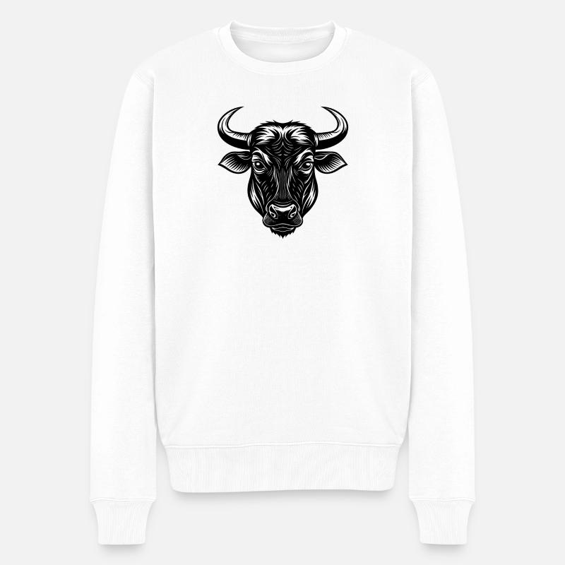 Bullhead - Pull Premium bio Homme - blanc
