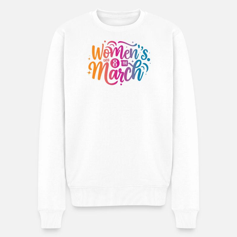 Journée des femmes 8 mars - Pull Premium bio Homme - blanc