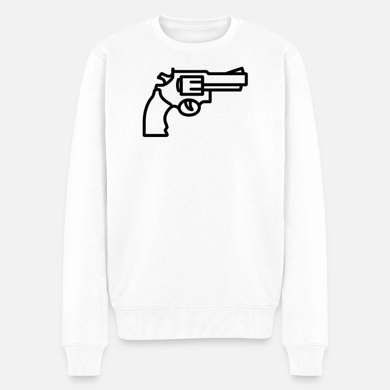 revolver - Pull Premium bio Homme - blanc