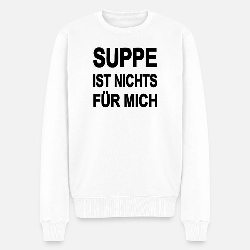 Soupe - Pull Premium bio Homme - blanc