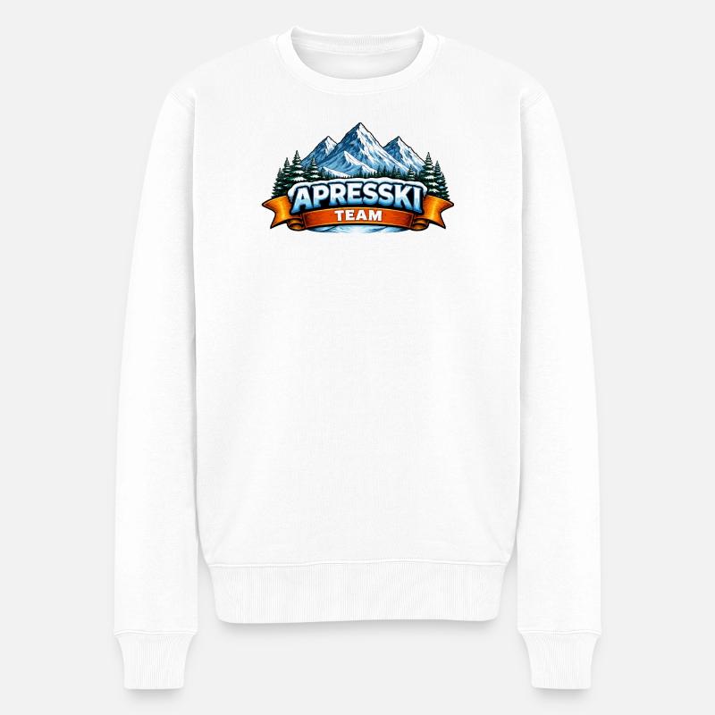 ApresSki Team - Männer Premium Bio Pullover - Weiß