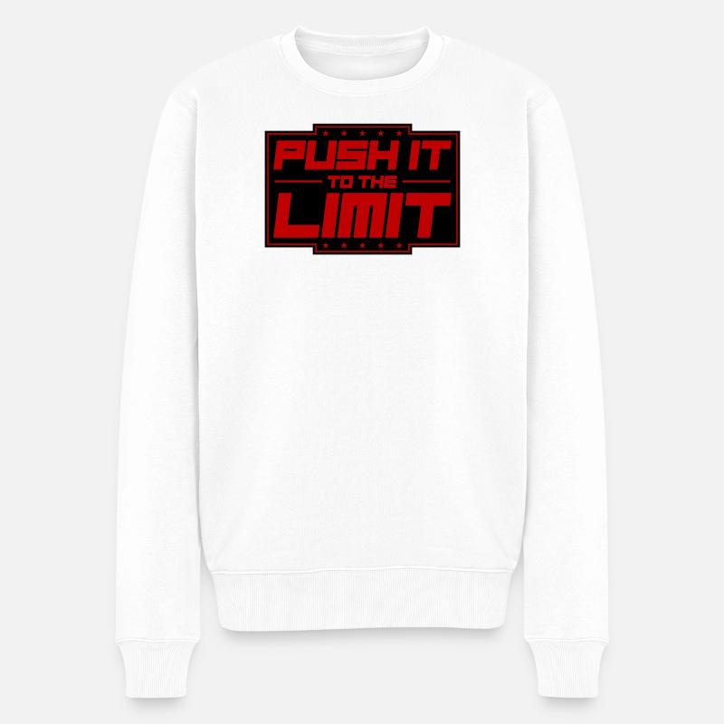 Poussez ça à la limite - Pull Premium bio Homme - blanc