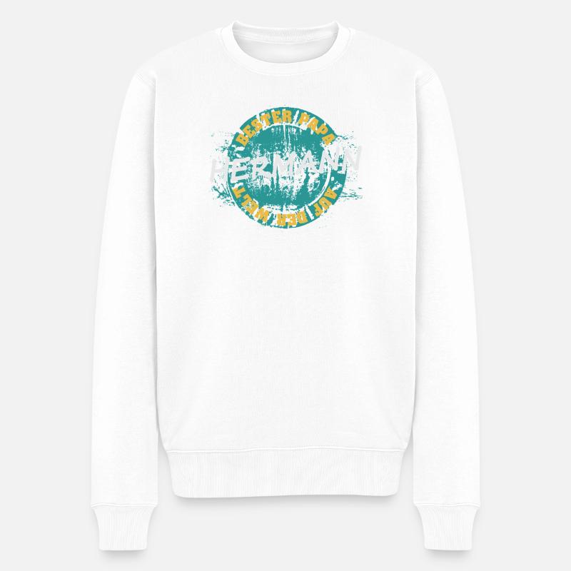 Père Hermann - Pull Premium bio Homme - blanc