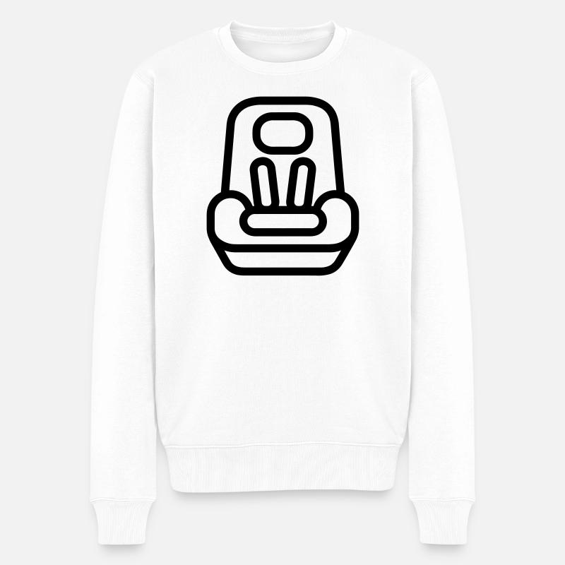 siège auto bébé - Pull Premium bio Homme - blanc