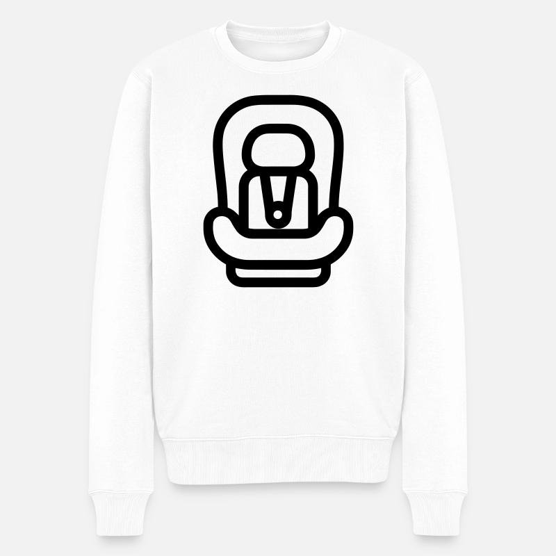 siège auto bébé - Pull Premium bio Homme - blanc