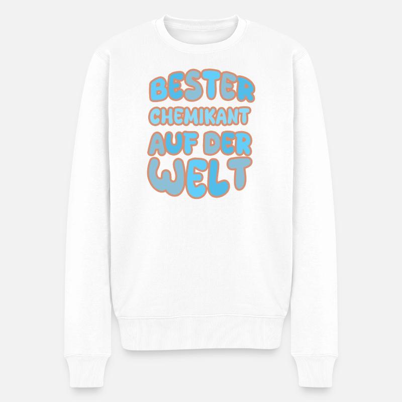 Geschenk für Chemikant - Männer Premium Bio Pullover - Weiß