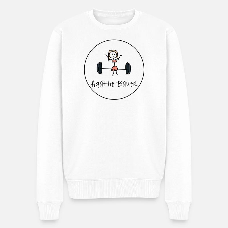 Agathe Power Bauer - Pull Premium bio Homme - blanc