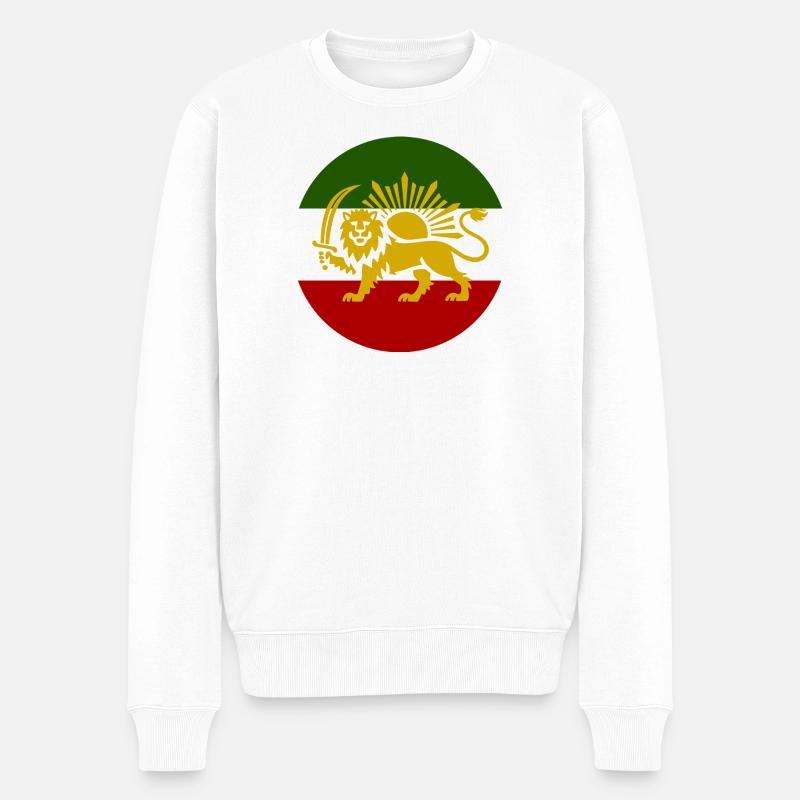 Iran libre - Pull Premium bio Homme - blanc