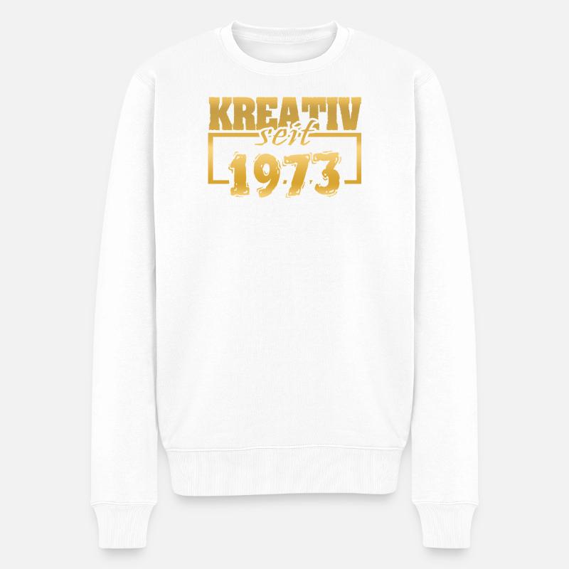1973 - Pull Premium bio Homme - blanc