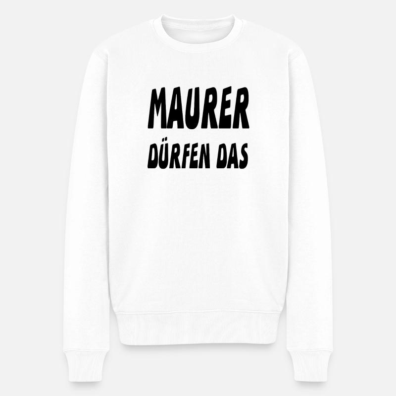 Maçon - Pull Premium bio Homme - blanc