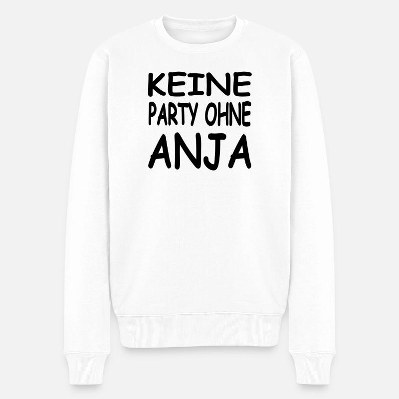 Anja - Pull Premium bio Homme - blanc