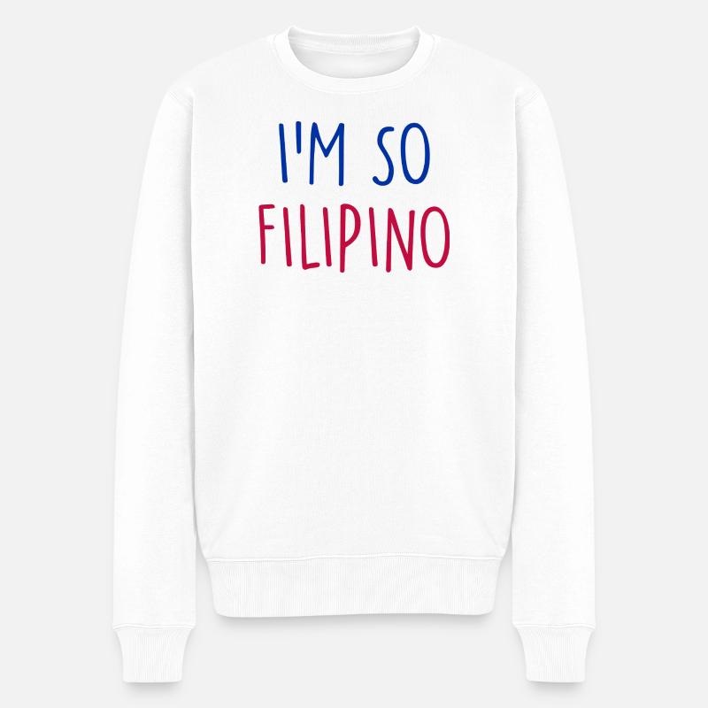 Philippines Philippinen - Pull Premium bio Homme - blanc