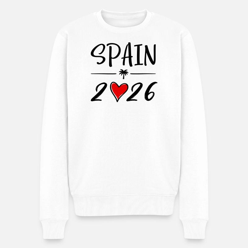 Espagne 2026 - Pull Premium bio Homme - blanc