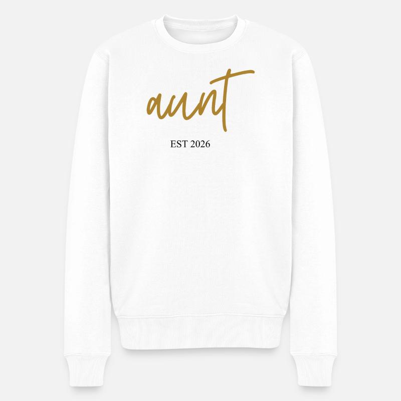 Tante Est 2026 - Männer Premium Bio Pullover - Weiß