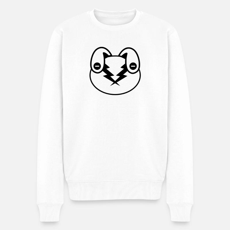 Plush : Minushy (Tête) - Pull Premium bio Homme - blanc