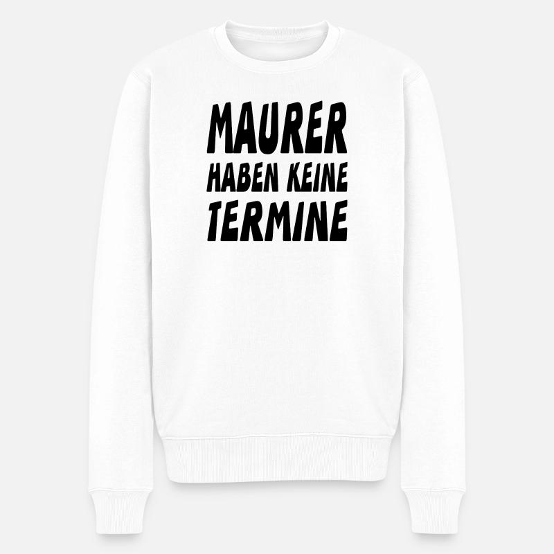 Maçon - Pull Premium bio Homme - blanc