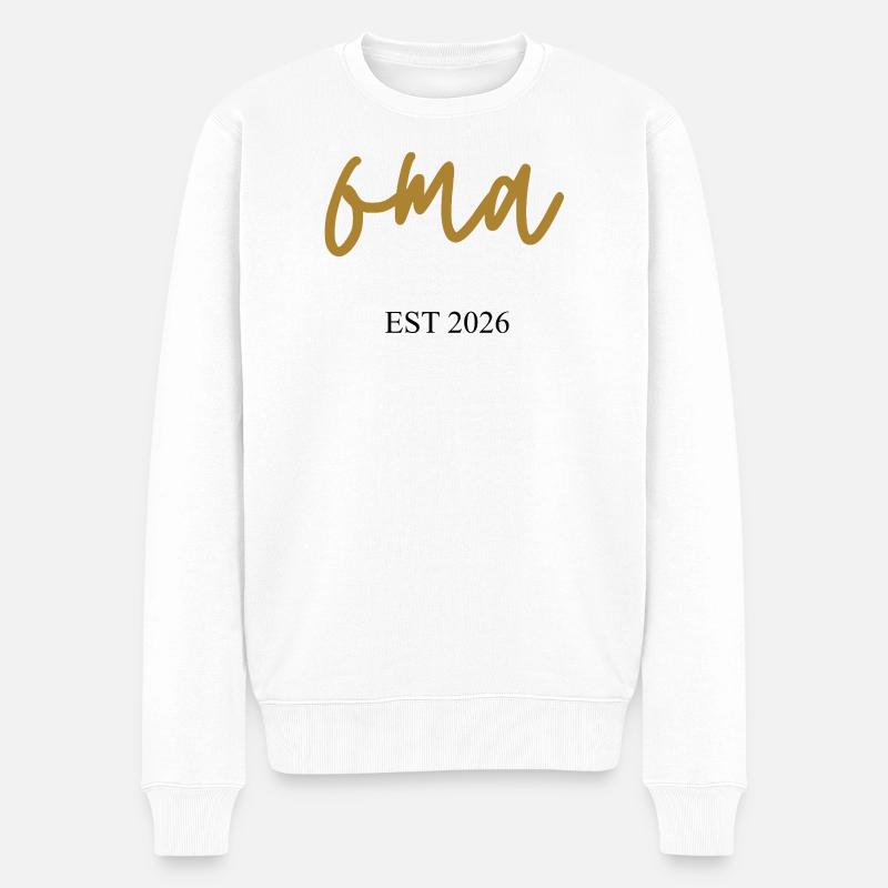 Granny EST 2026 - Pull Premium bio Homme - blanc