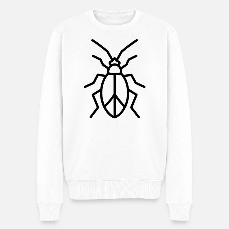 puceron - Pull Premium bio Homme - blanc