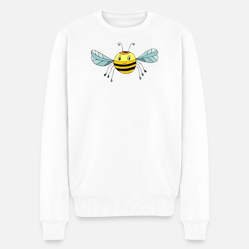 insecte - Pull Premium bio Homme - blanc