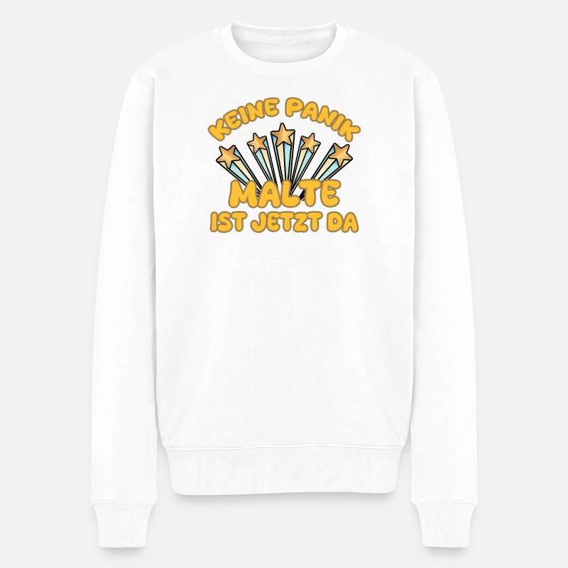 Dire Malte - Pull Premium bio Homme - blanc