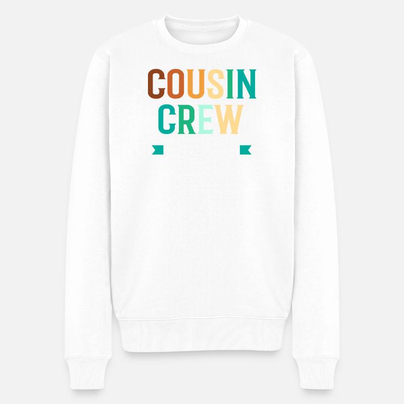 Équipage de cousins - Pull Premium bio Homme - blanc
