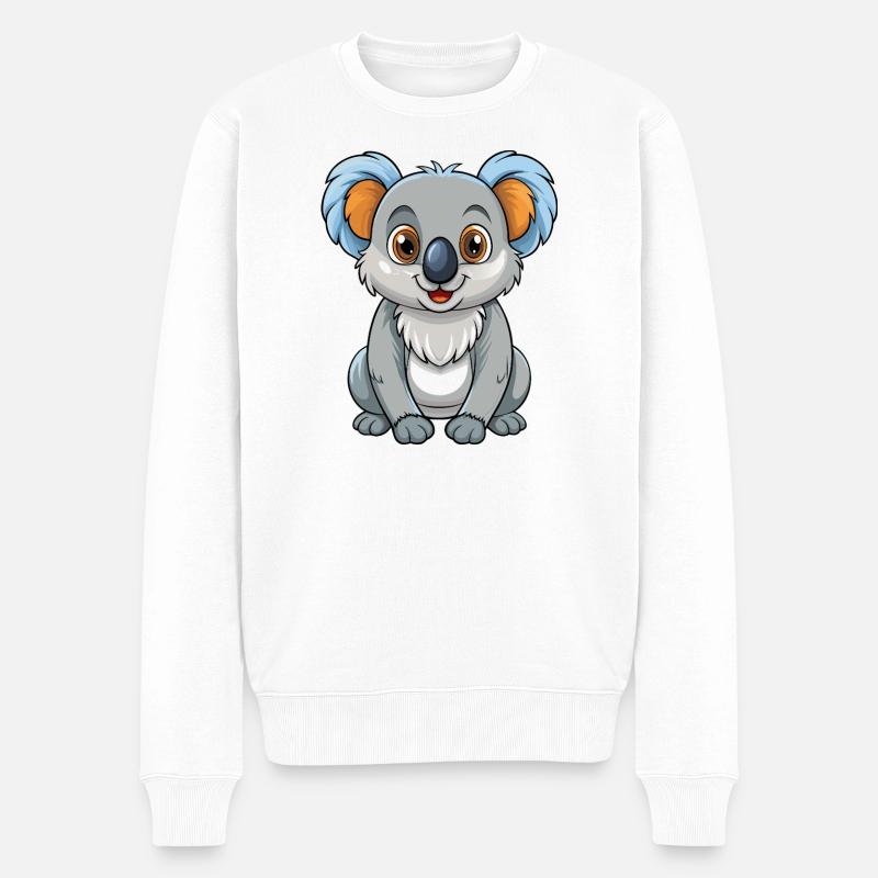 Koala - Pull Premium bio Homme - blanc