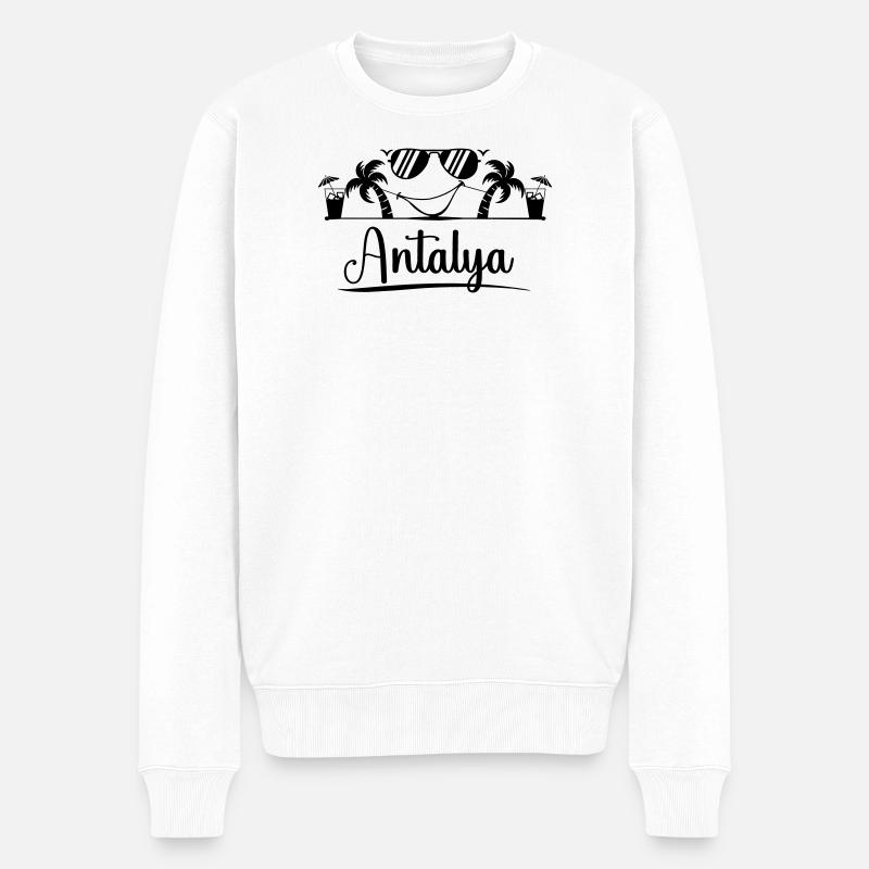 Antalya - Pull Premium bio Homme - blanc