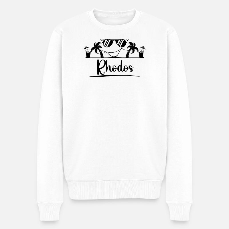 Rhodes - Pull Premium bio Homme - blanc