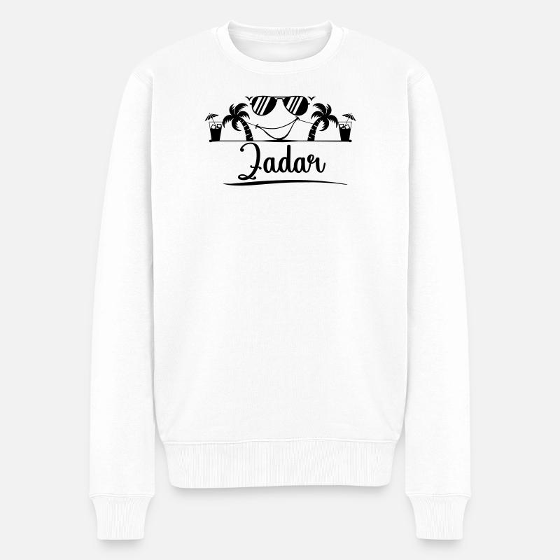 Zadar - Pull Premium bio Homme - blanc