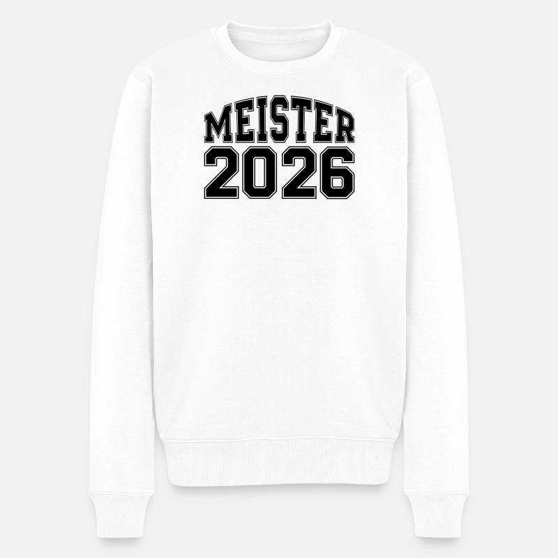 meister_2026 - Pull Premium bio Homme - blanc